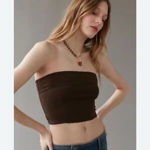 Urban Outfitters Brown Tuesday Tube Top